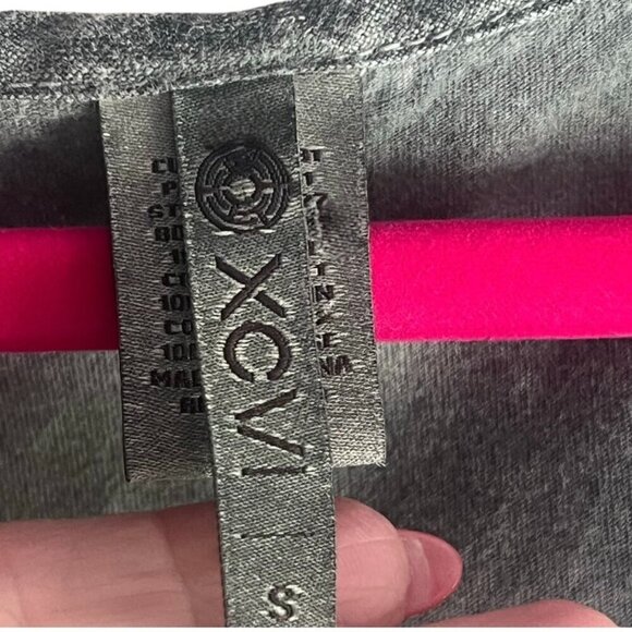 XCVI 100% Linen Round Neck Sleeveless Tank Charcoal Gray Stonewashed Size Small - Picture 7 of 7